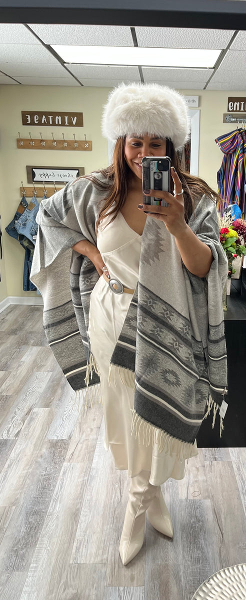 Aztec Fringe Cape – Thrifty Tomboy Clothing